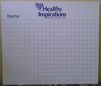 Healthy Inspirations Dry Erase Foamcore Poster